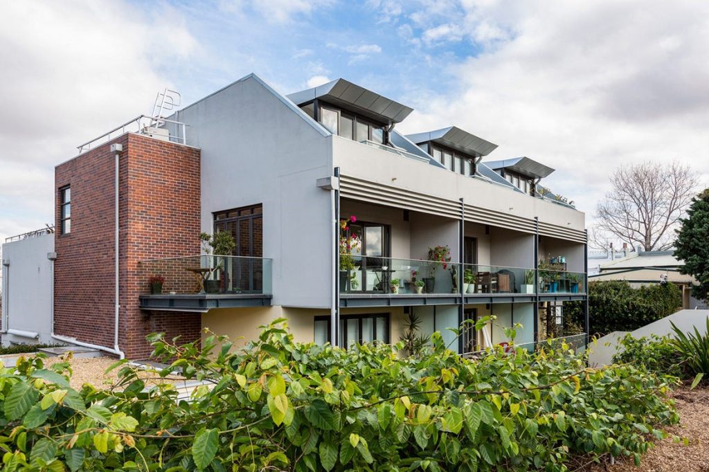 Daytime view of Paddington Central apartments